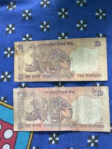 786 10rs Rupees 2 Notes