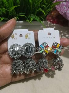 Jhumka Earrings - Trendy