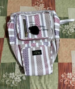 striped bag pack