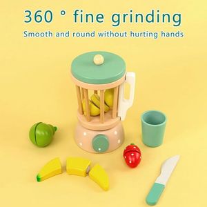 Wooden Mixer/Juicer &amp; Blender Toy Set - 7 Pcs