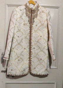 White Sherwani