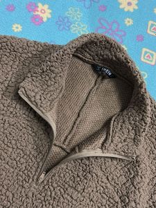 Brown Fleece Pullover