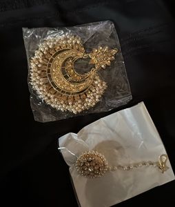 Jewellery  Maangtika set of 2