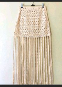 Crochet Fringe Skirt