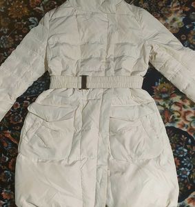 Elegant Ivory(cream)Puffer Coat(limited Deal)
