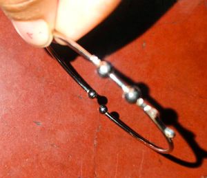 Silver Tone Bangle Bracelet