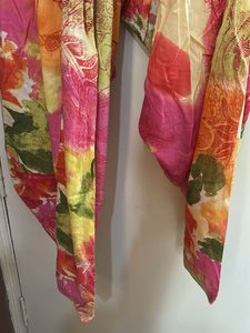Vibrant Boho Floral Harem Pants