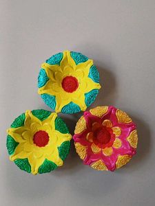 Decorative Diya Set