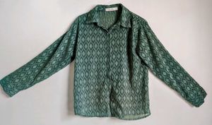Green Transparent Shirt