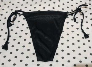 Black &amp; Red Bikini Bottom