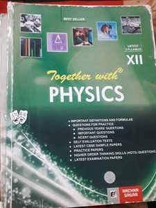 Together with Physics XII And Solution Manual
