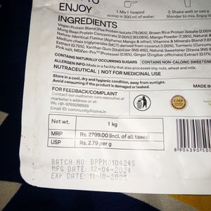 Oziva Plant Protein 1kg