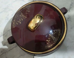 Stylish Maroon Casserole Dish
