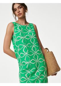 Green Floral Dress
