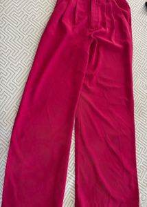Pink Wide Leg Pants