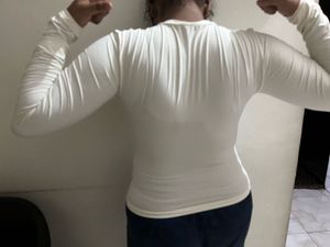 Bonkers Corner White Long Sleeve Top