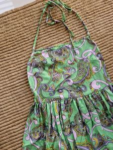Paisley Halter Maxi Dress