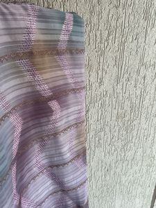 Elegant Striped Saree