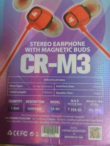 Core CR-M3 Stereo Earphones