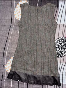 mini woolen dress