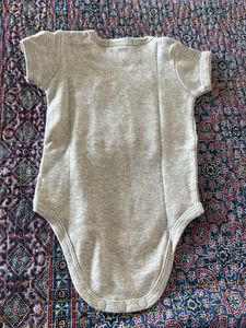 Cute Gray Baby Onesie
