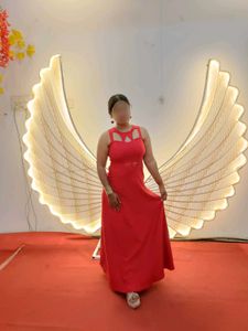 Elegant Red Maxi Dress