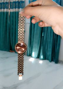 Elegant Beaded Bracelet Watch