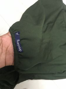 Branded Dark Green Top