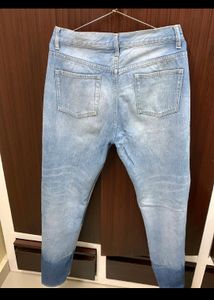 Blue High Waisted Denim Jeans
