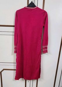 W Magical Magenta Winter Kurta