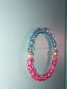 Pink And Blue Bracelet
