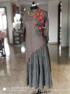 Elegant Grey Kurta
