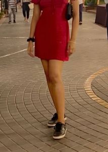 Red Bodycon Mini Dress