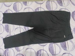 Black Straight Leg Trousers