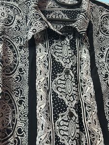 Patterned Long Sleeve Shirt