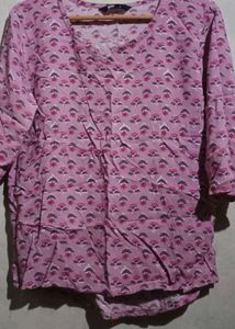 Floral Print Long Sleeve Top