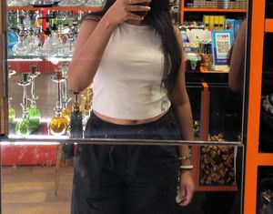 White Cute Top