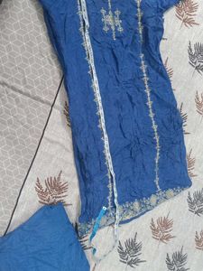 Blue Trouser Suit