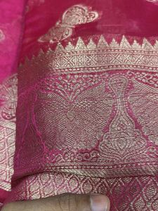 Elegant Pink Butterfly Saree