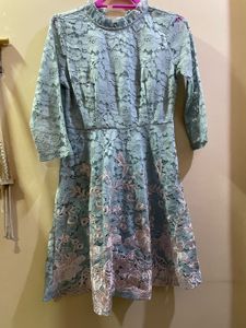 Mint Lace Dress