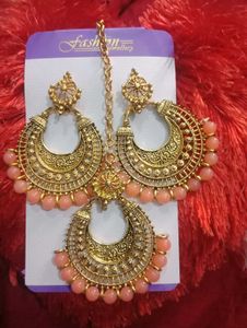 Earring With Maang Tikka