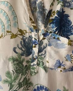 ZARA Floral Print Top