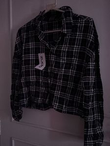 Cropped Button Up Shirt