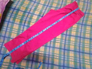 Pink Cropped Trousers
