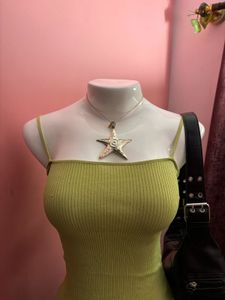⋆˚✿˖° y2k green cami ⋆˚✿˖°