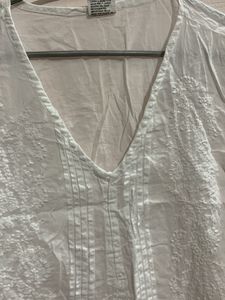 Summer Friendly Cotton Chikankari Kurta