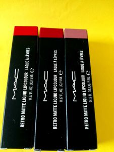 3 Mac Matte Liquid Lipstick