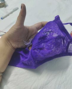 Zivame Purple Lace Bra