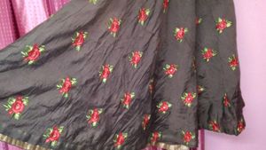 🌹 Rose Embroidered Ethnic Gown.