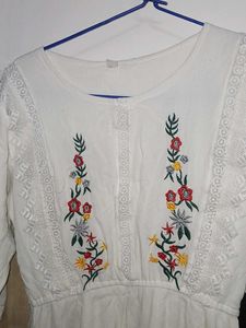 Midi Classic White Dress